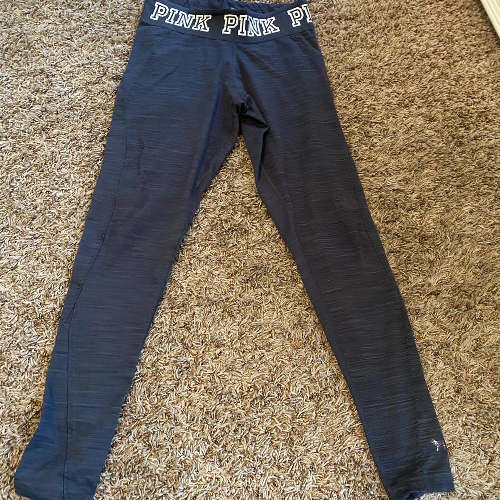 Grey thermal Pink leggings